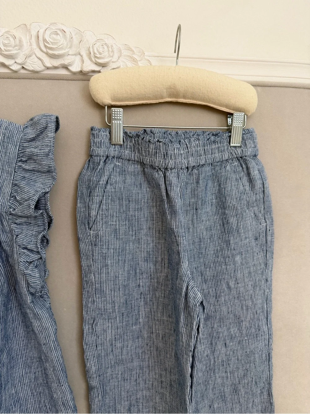 Crewcuts two piece Linen Girls set